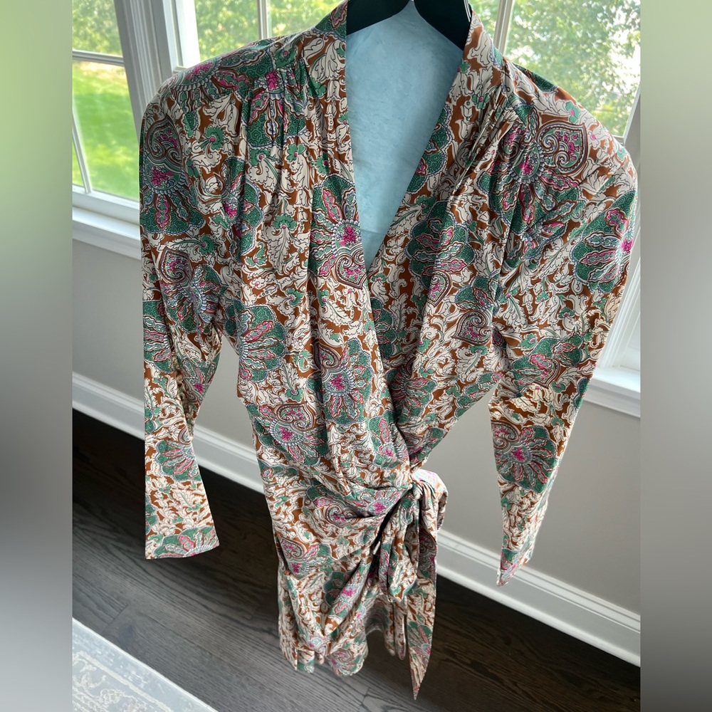 Veronica Beard wrap dress , size 2 silk